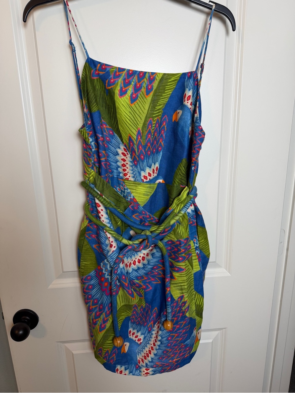 Farm Rio Macaw Linen Dress - Picture 4 of 9